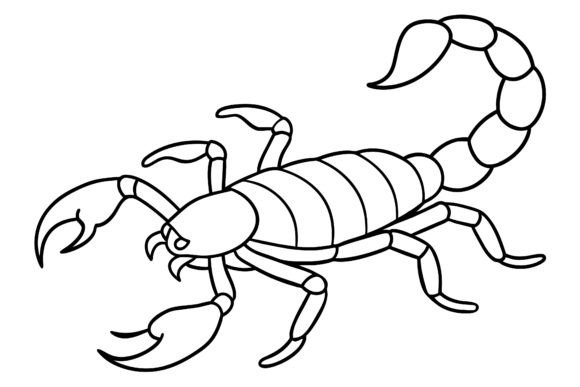 Download Scorpion Vector Coloring Page Image - Vector Collection