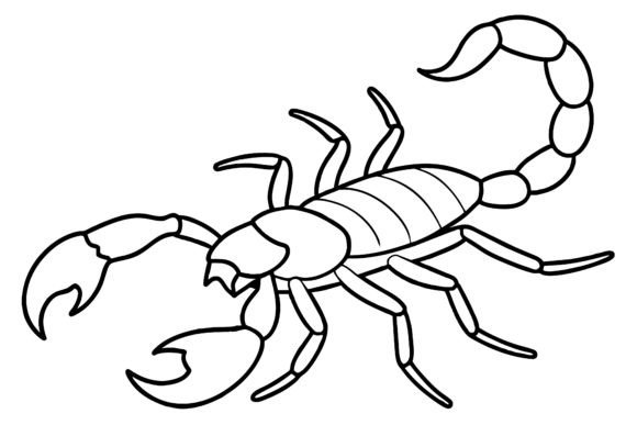 Download Scorpion Vector Coloring Page Image - Vector Collection
