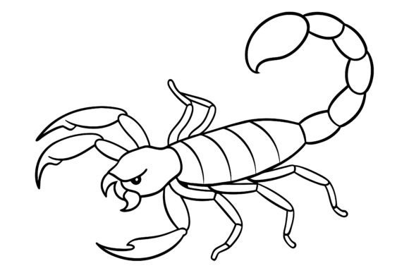 Download Scorpion Vector Coloring Page Image - Vector Collection
