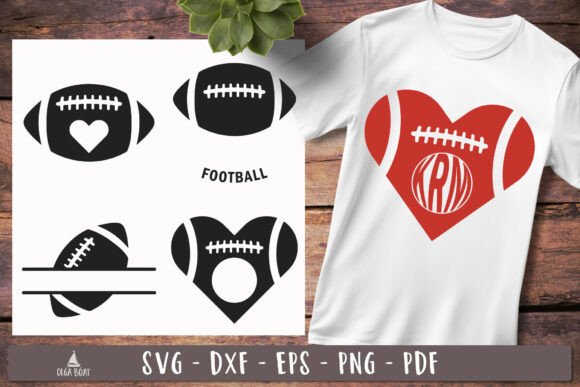Download Football Monogram SVG Custom Designs - Football monogram svg Collection