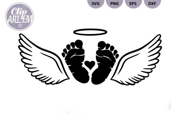 Download Angel Baby Memorial Cutting File Vector - Vector Collection