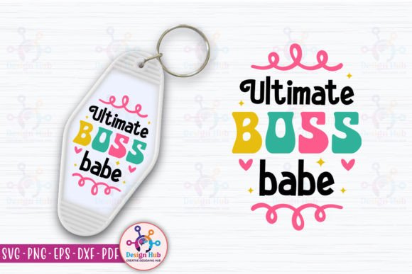 Download Ultimate Boss Babe Retro Keychain - Retro keychain Collection