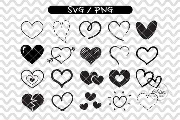 Download Heart Svg Bundle, Hearts Png - Heart svg Collection