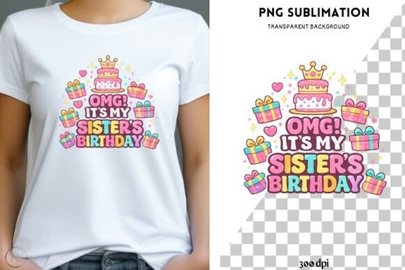 Download Sister Birthday Cake PNG for Shirts - Birthday cake Collection