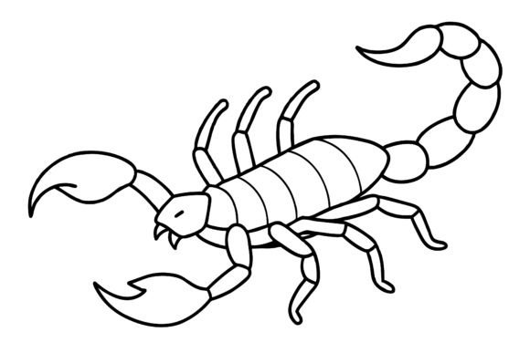 Download Scorpion Vector Coloring Page Image - Vector Collection