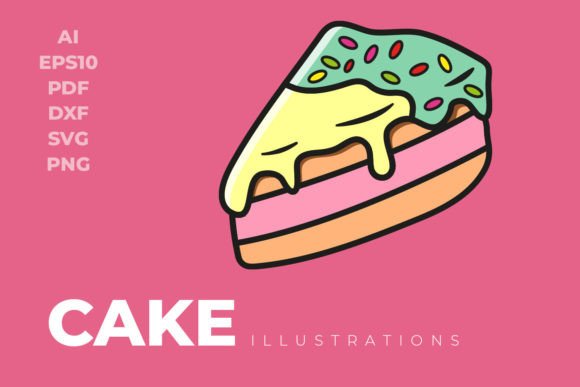 Download Illustration of Cake - Cake Vector - Vector Collection