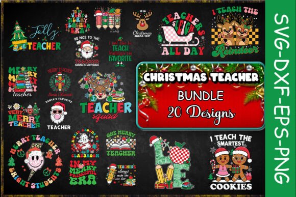 Download Christmas Teacher SVG Bundle - Premium Bundle