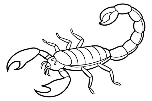 Download Scorpion Vector Coloring Page Image - Vector Collection