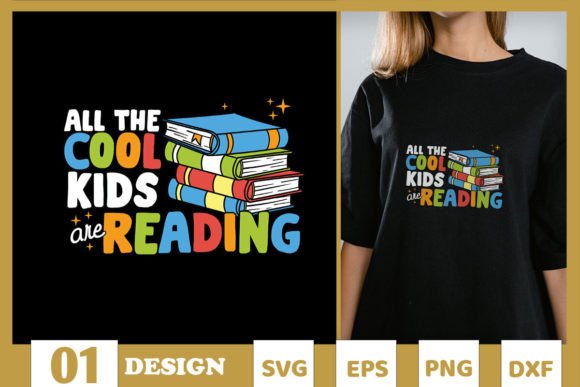 Download Cool Kids Reading Teacher SVG - Premium Bundle