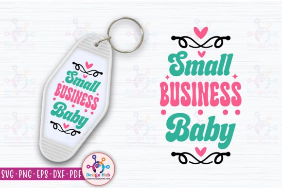 Download Small Business Baby Retro Keychain - Retro keychain Collection
