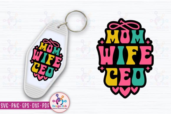 Download Mom Wife CEO Retro Keychain - Retro keychain Collection