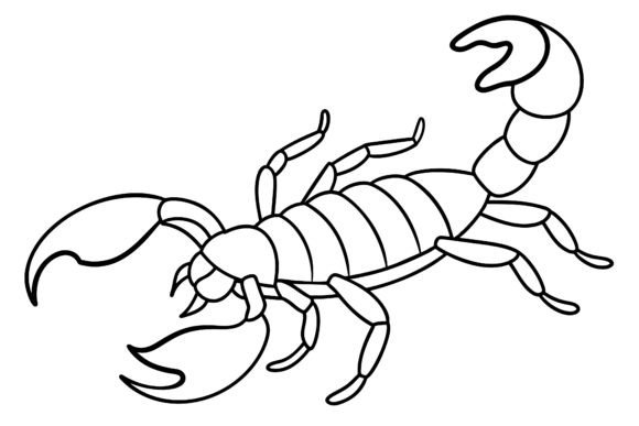Download Scorpion Vector Coloring Page Image - Vector Collection