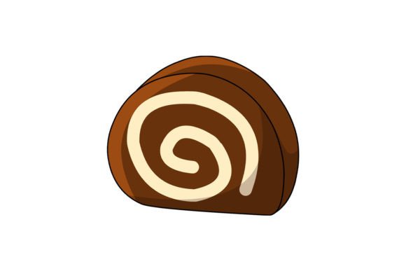 Download Autumn Roll Cake Vector Illustration - Vector Collection
