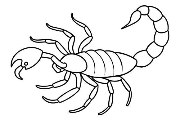 Download Scorpion Vector Coloring Page Image - Vector Collection