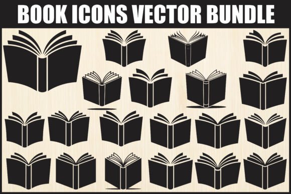 Download Book Icons Vector Bundle - Premium Resources