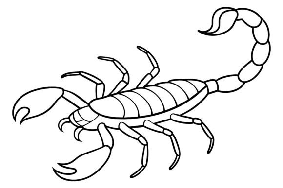 Download Scorpion Vector Coloring Page Image - Vector Collection