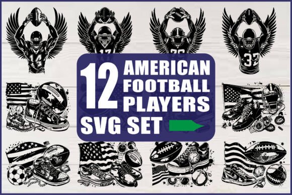 Download American Football Player Bundle - Premium Bundle